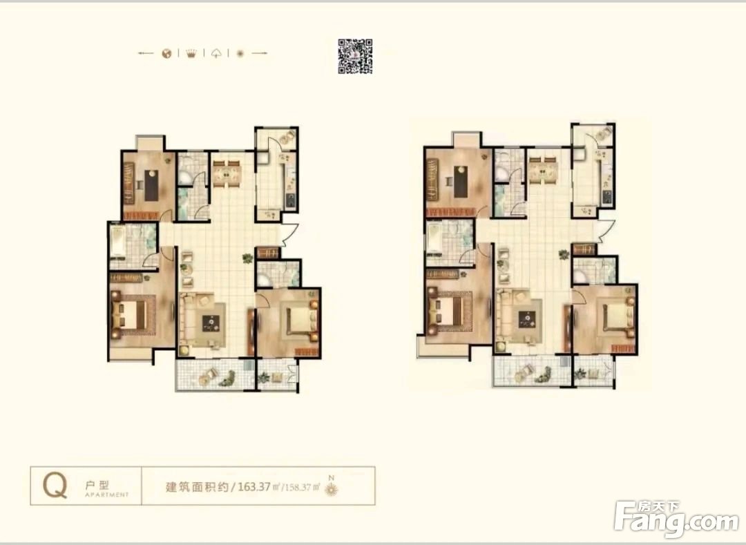 保定直隶新城户型图图片