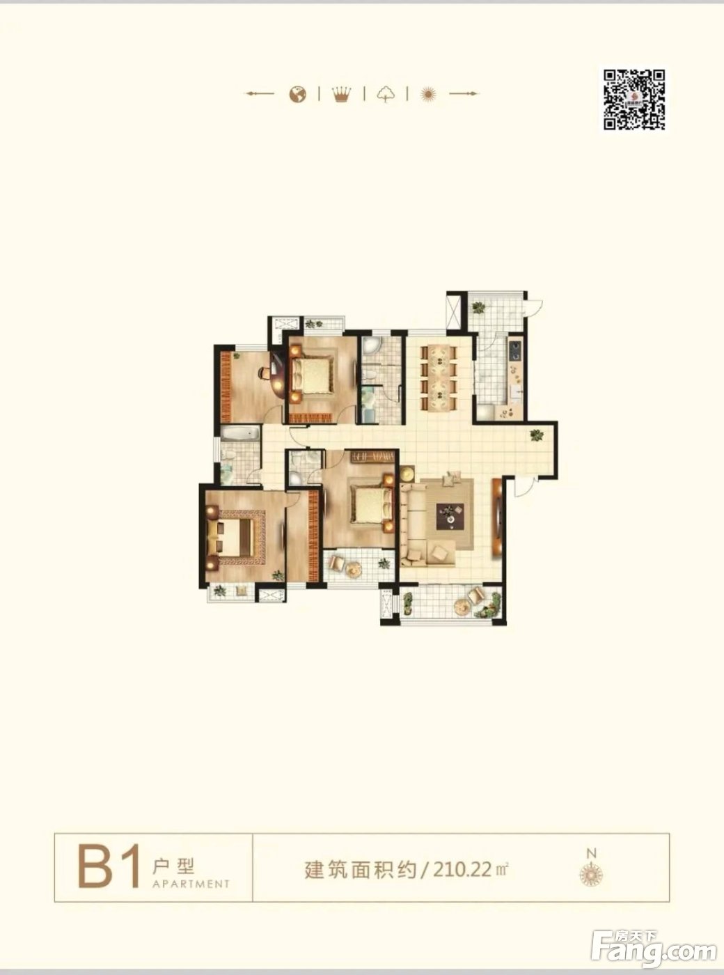 保定直隶新城户型图图片