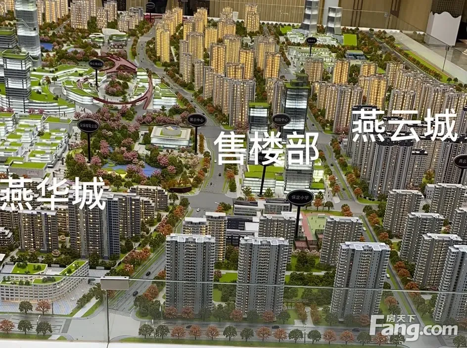 房天下>保定新房>楼盘资讯>正文>深圳园-燕华城沙盘.