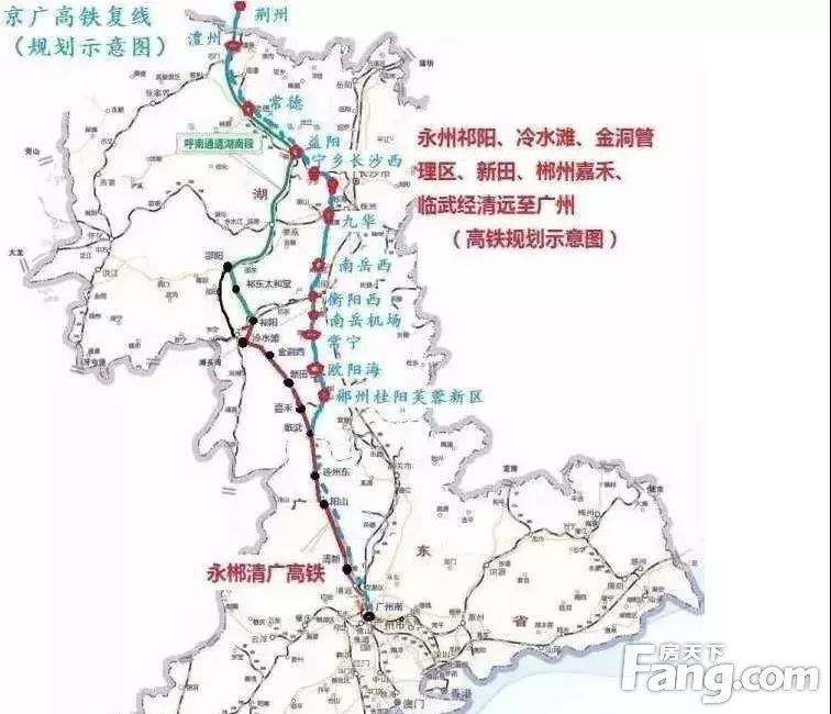 第二条高铁来袭，郴州大汉区位再，前景无限