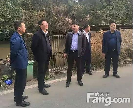 副区长龙泉莅临城郊管委会督导萍莲高速项目（城郊段）建设