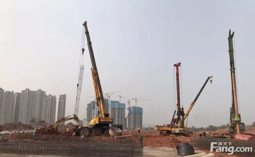 河源江东新区碧桂园学校已全面开工，施工建设有序推进中！！