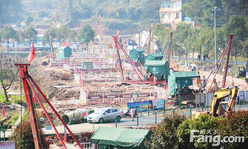 萍莲高速公路城郊段施工现场曝光，施工已进入第二阶段