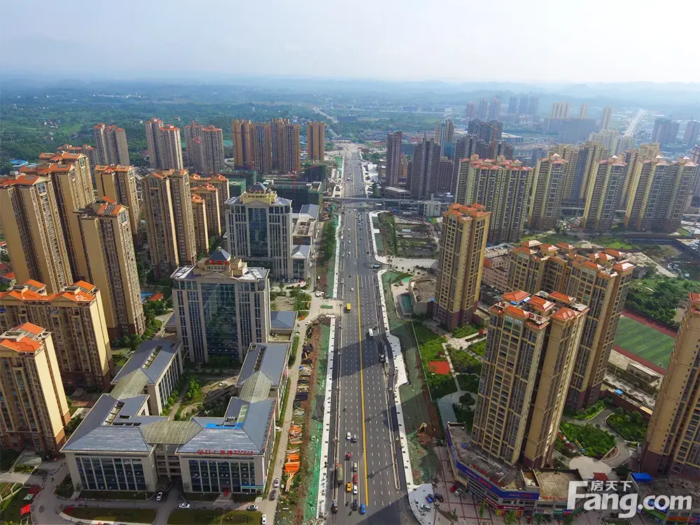 枣山园区迎宾大道旧貌焕新颜全线贯通