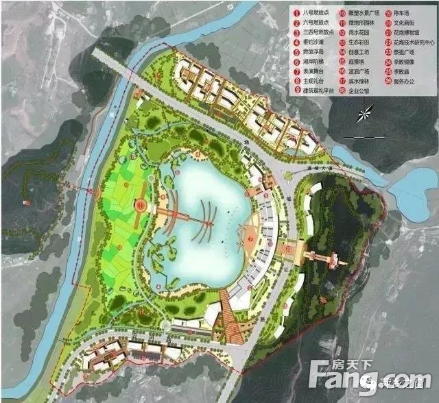花炮观礼台+百亩人工湖，上栗花炮文化博览园预计明年10月完工