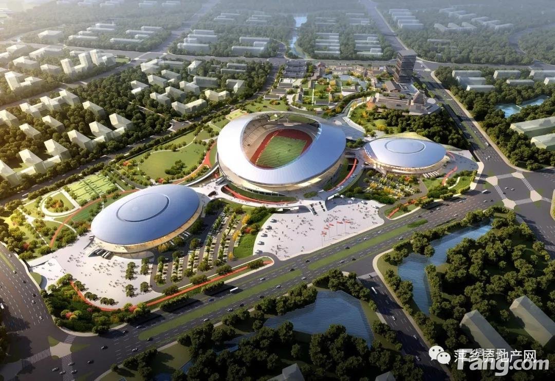 闪亮登场！萍乡市奥体中心规划建筑设计方案公示啦！