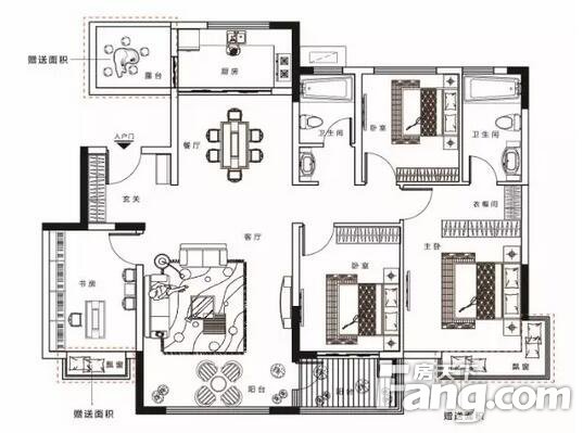 学府春天双阳台丨生活、观景两不误，给你双倍的幸福满足！