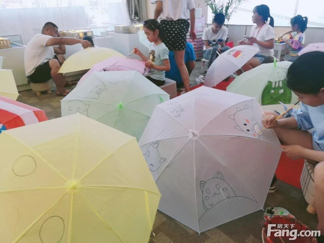 创意彩绘雨伞DIY圆满结束！