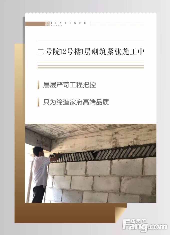 万达·金麟府工程播报 | 至臻匠心，焕新家音