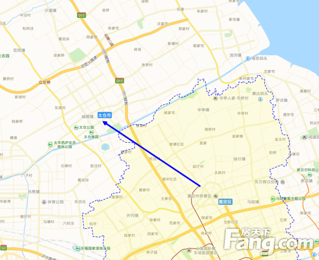 太仓市地图的新情况：嘉闵线延伸到太仓高铁站