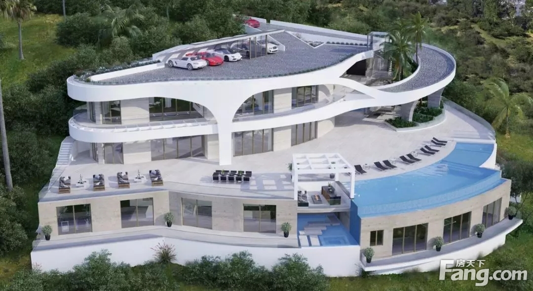 1551m²的豪宅有多奢侈？耗资三亿，带空中游泳池！