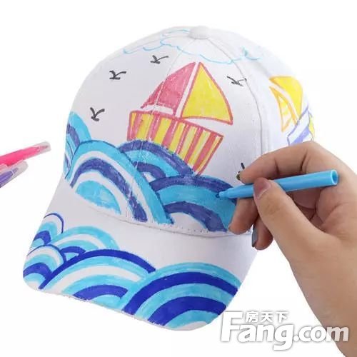 帽美如花，童趣清凉，建业城棒球帽彩绘DIY欢乐来袭!