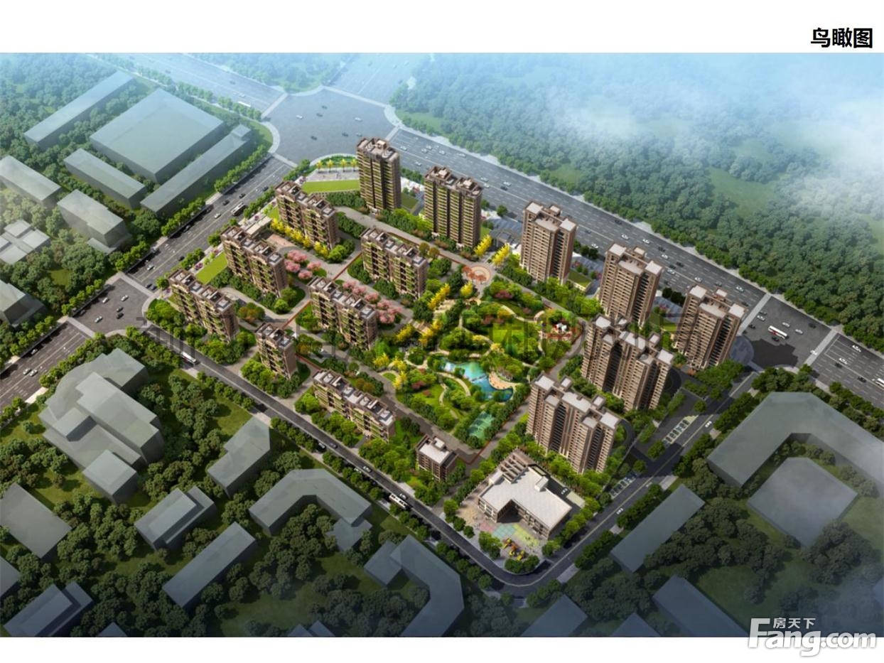 湖北鑫港国际商贸城生态住宅小区二期规划及建筑方案调整