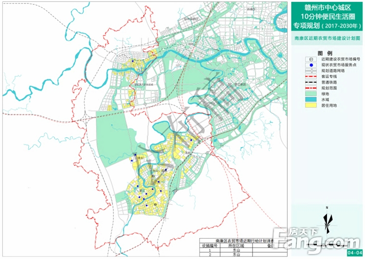 重磅！《赣州市中心城区 10 便民生活圈专项规划》（2017-2030年）出炉！