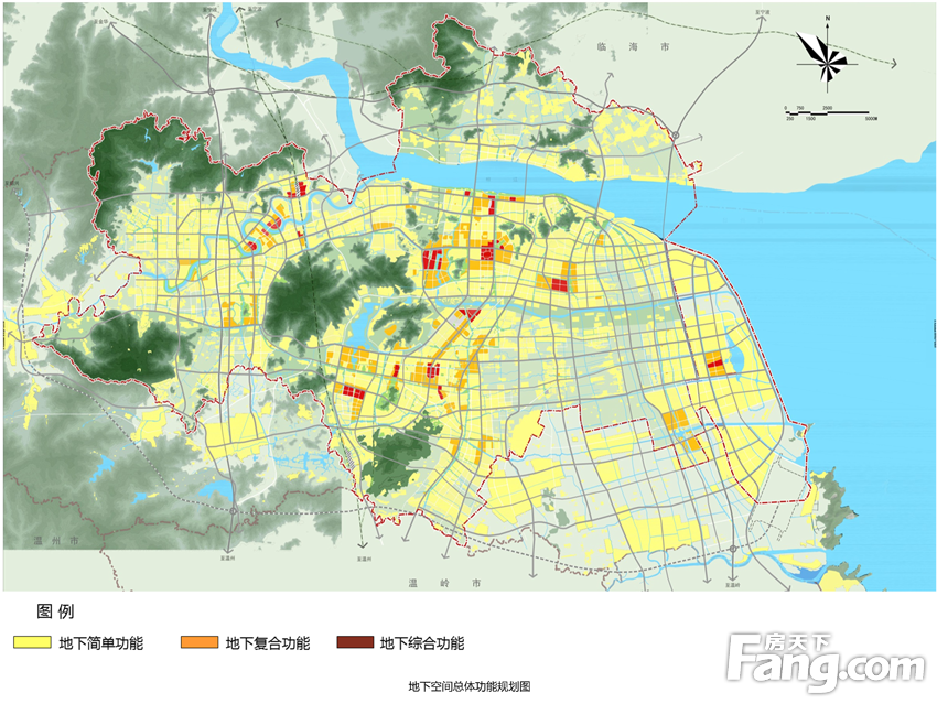 最新臺州市地下城規劃批後公佈