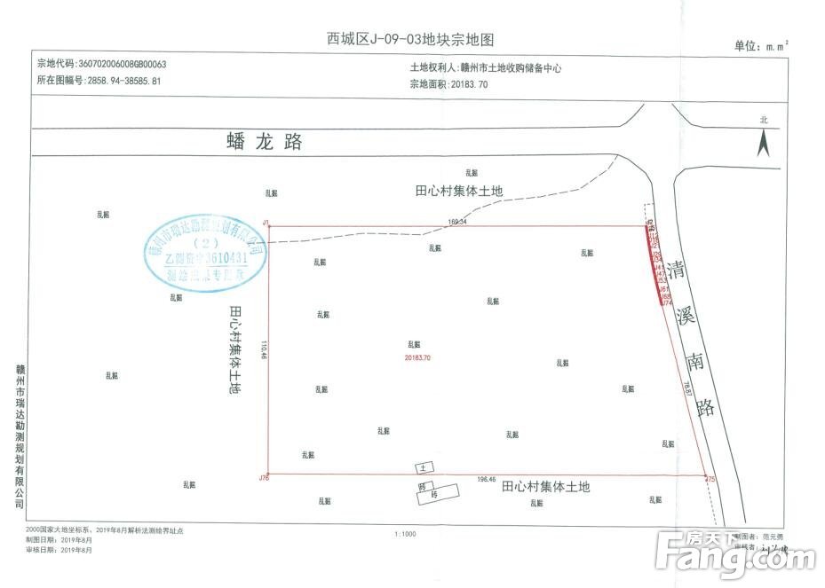 刘洋竞得赣州西城区J-09-03地块 楼面价4180元/㎡