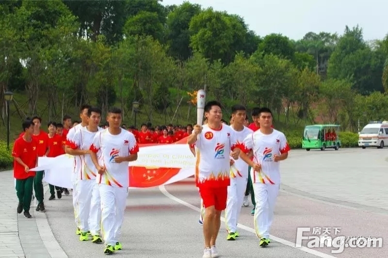 广西第十四届运动会火炬传递暨2019“奔跑吧广西”生态马拉松系列赛（钦州站）开赛