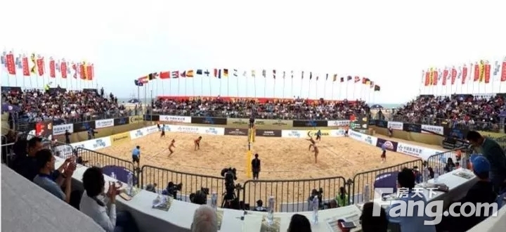 2019年世界沙滩排球巡回赛—钦州公开赛开赛