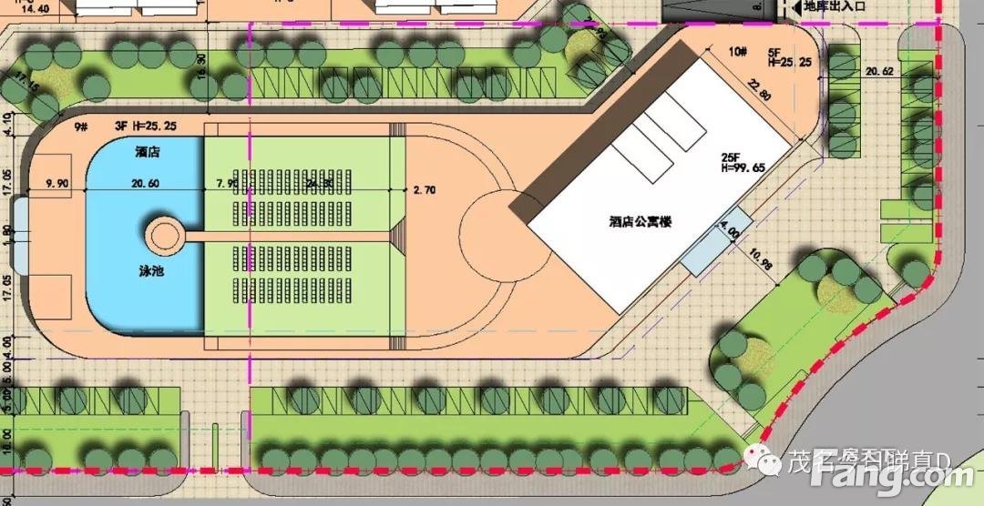 富城家园及万讯七子酒店项目修建性规划及设计方案批前公示