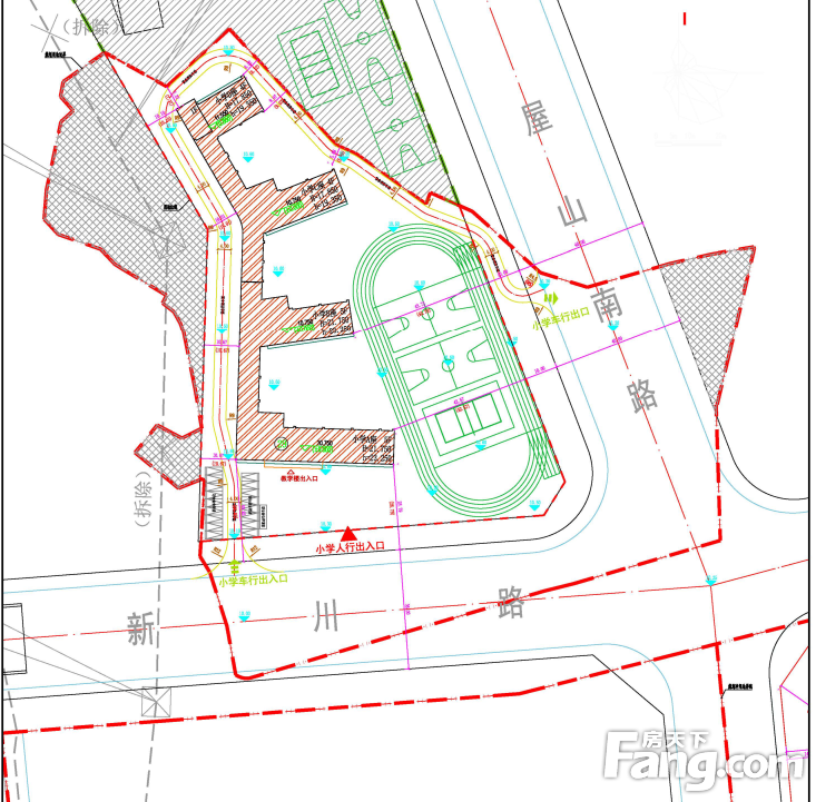 红星湛江爱琴海国际广场配建小学《建设工程规划许可证》批前公示出炉