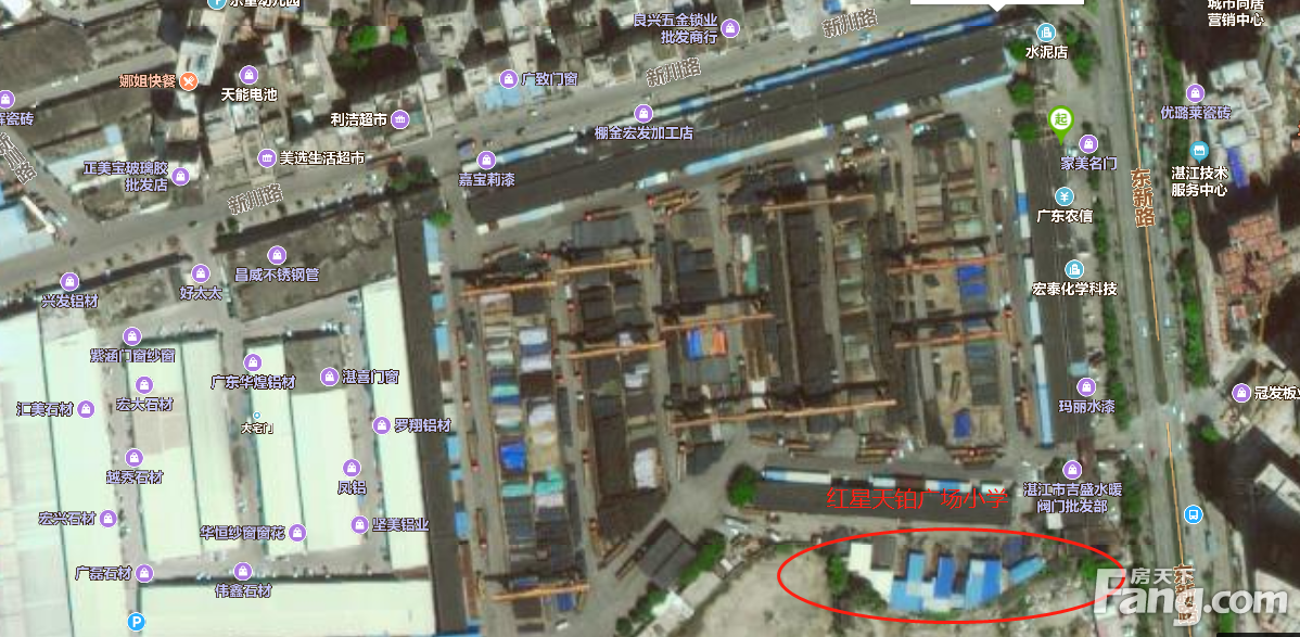 红星湛江爱琴海国际广场配建小学《建设工程规划许可证》批前公示出炉