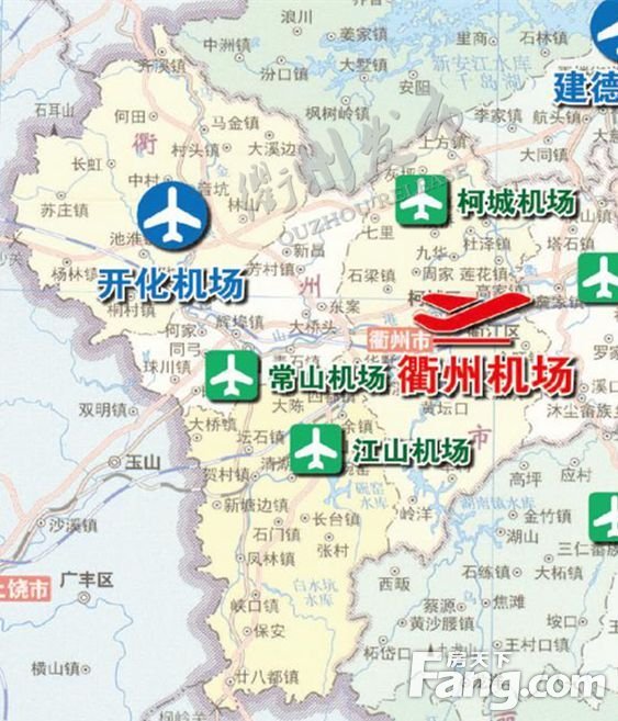 省里说了衢州要建5个通用机场涉及开化江山常山龙游柯城