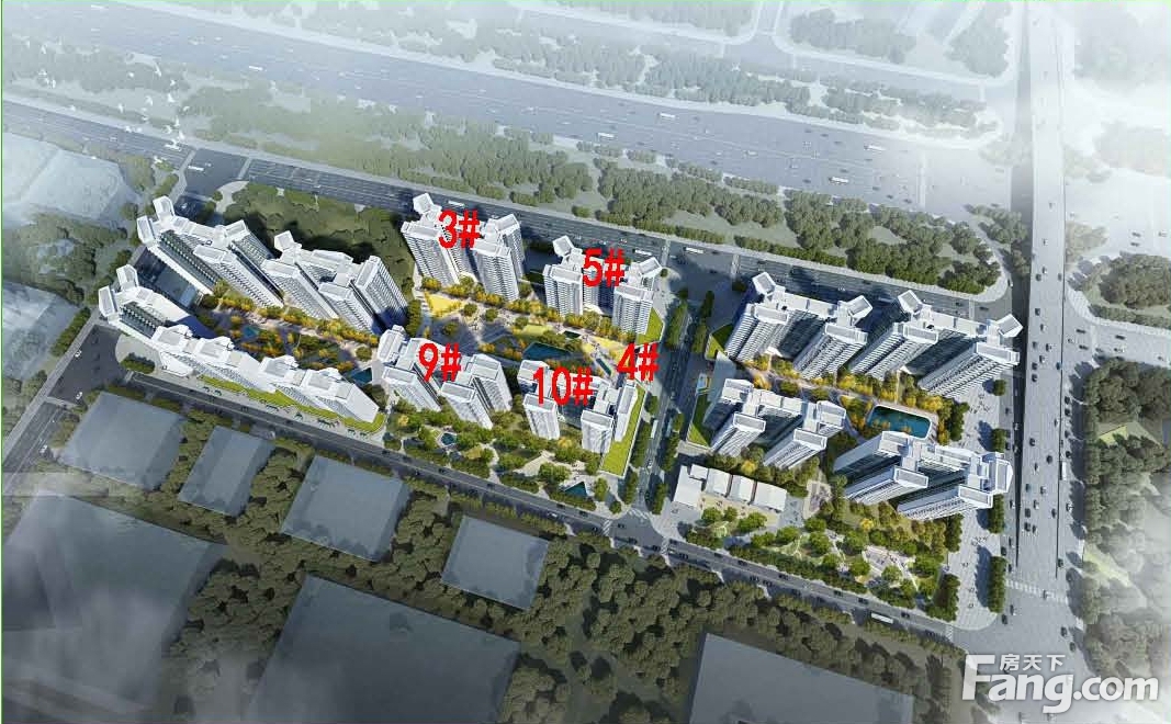 华发新城南花园3-5、9-10号楼规划公示出炉 7、8号楼规划变更调整
