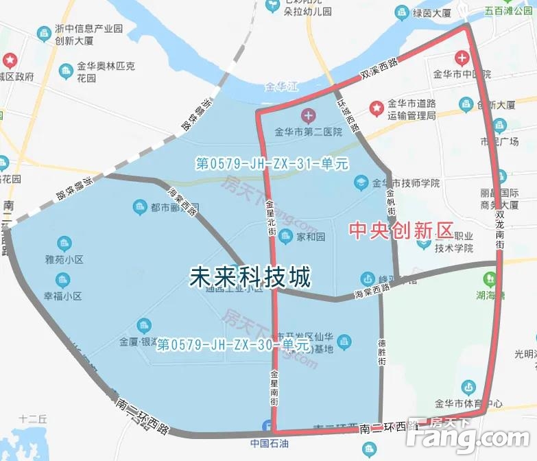 重磅消息！金华未来科技城来了，占地31719亩，就在江南一环边！
