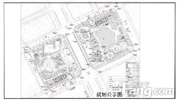 潭口圩镇改造项目一期中心广场规划批前公示