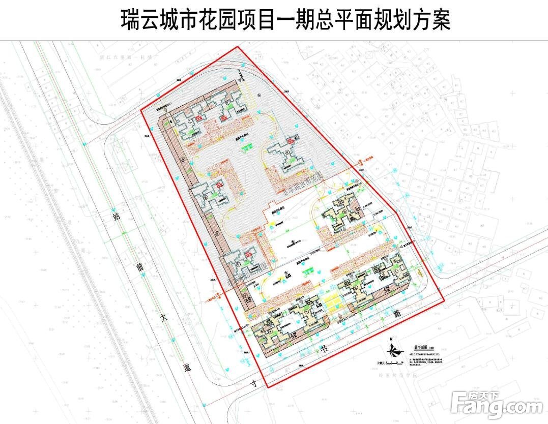 金豪地产新作——瑞云城市花园规划效果图出炉 总建面约10万平方米