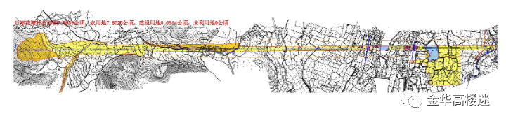 金建高铁大规模土地征收，涉及兰溪21个村!