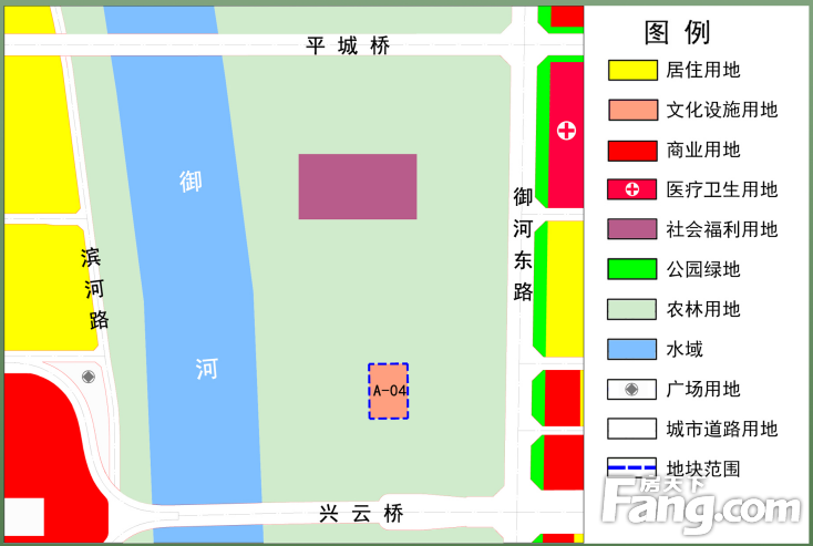 注意！兴云桥北侧地块将调整为文化设施用地