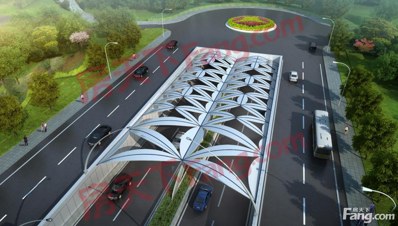 智慧新城九华大道隧道（二期）及紫薇路隧道工程规划公示（附效果图）