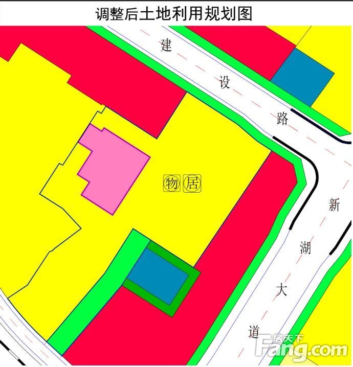 湛江火车站东南侧一居住用地调整为教育科研用地 调整面积为4937.5平米