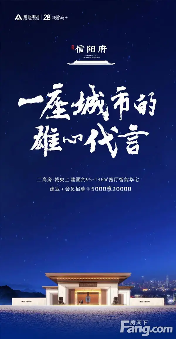 建业·信阳府||九盘入选！建业横扫地产界“奥斯卡”