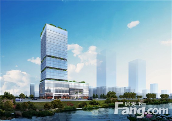 河南规划商丘设计中心·大厦，临湖商务范本，一座城市的高级名片！