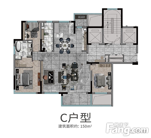 海和园启序新章！建面约118-150㎡水岸华宅倾城绽放