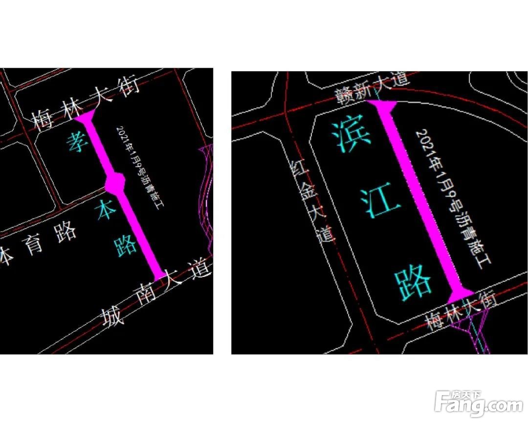 注意！1月9日起，赣县城区这4条道路封闭施工！