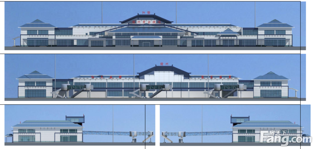 效果图曝光！赣州黄金机场T1航站楼二期改造