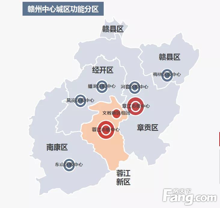 赣州未来的中心蓉江新区将有序推进金融商务区前期建设工作
