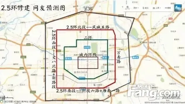 西安"南2.5环"今年8月打通 纬零街主线高架 明德门转盘