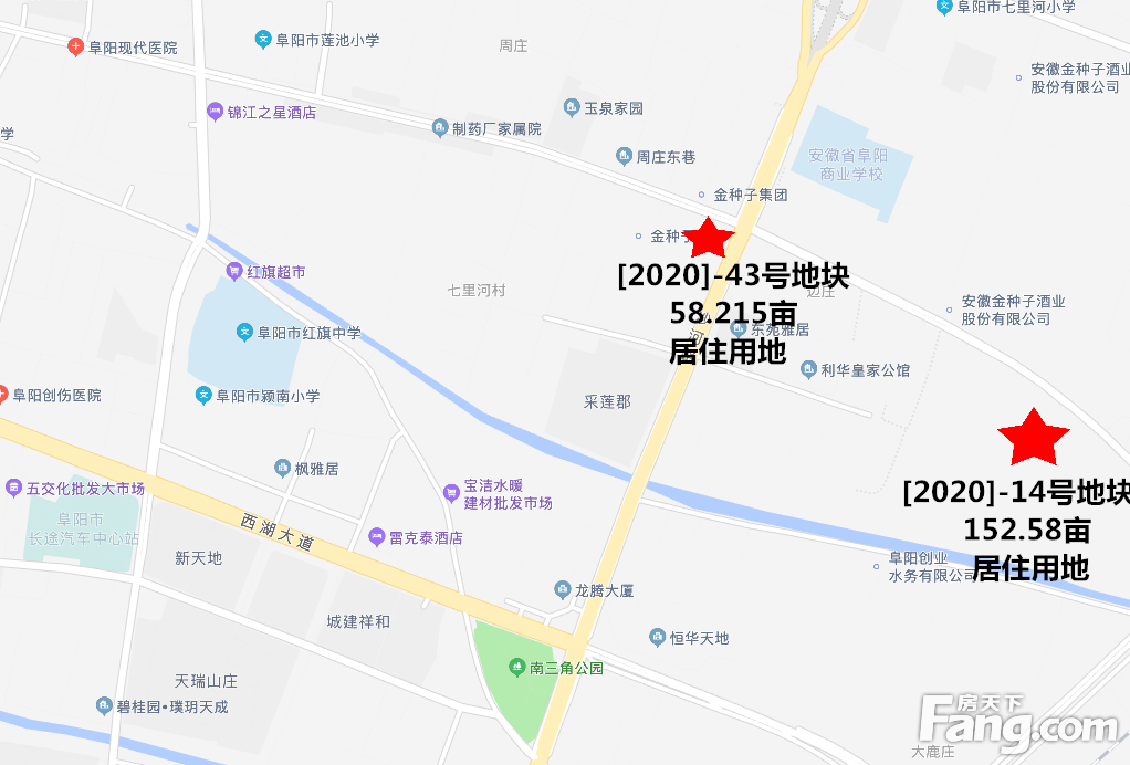 快讯：中梁地产以564万元/亩 摘得颍州【2020】-14号地块