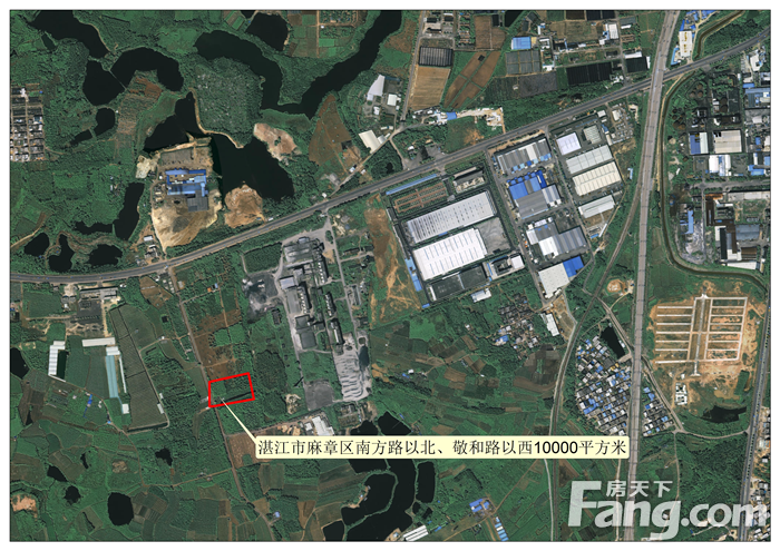 湛江麻章区3宗工业地块挂牌出让 总面积24058.54平方米 起拍总价1530万