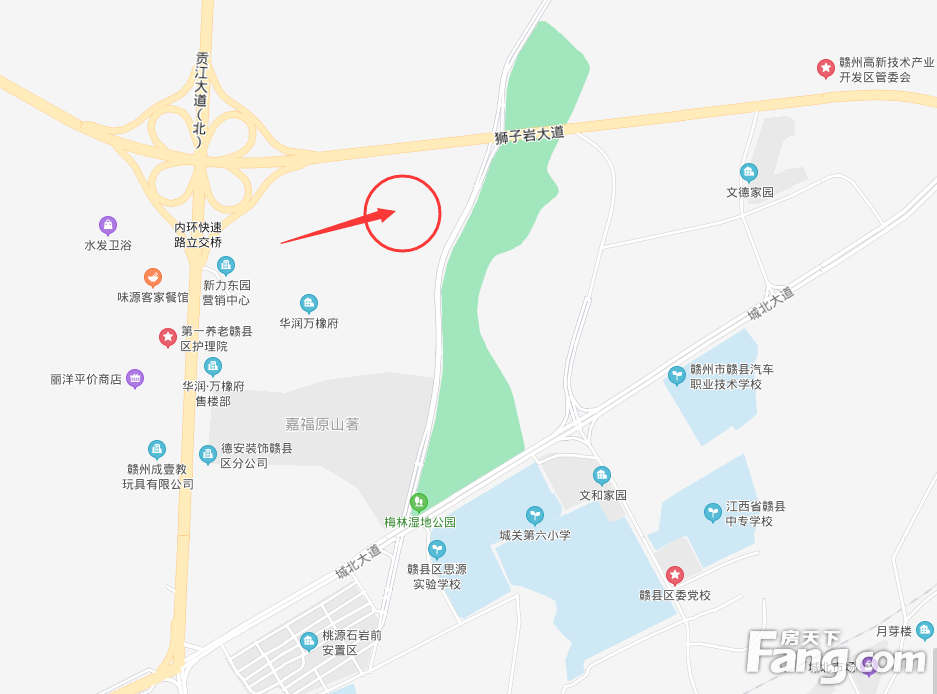 赣县城北这两小区间已规划新建一所小学，正在落实建设用地！
