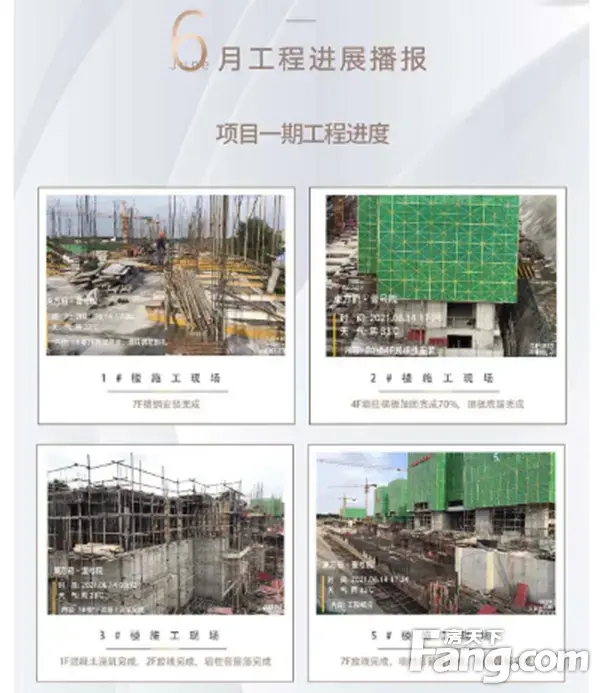 东方今典·東方府2021年6月份工程进度播报