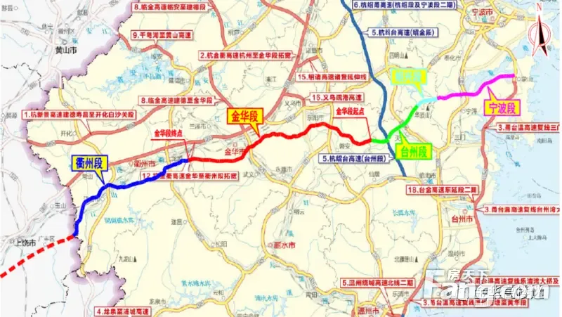 打造全国综合交通枢纽!金华部分重大交通项目一览!