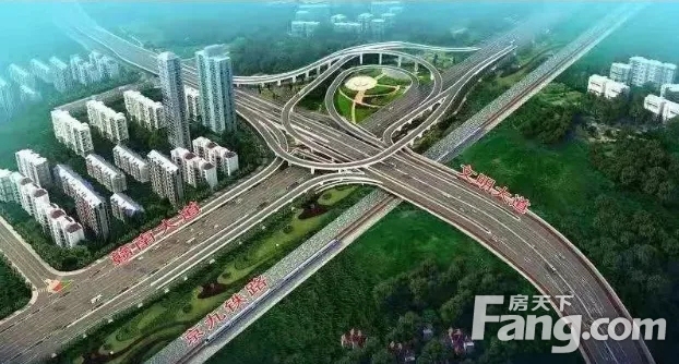 赣州文明大道双江立交项目预计2022年完工