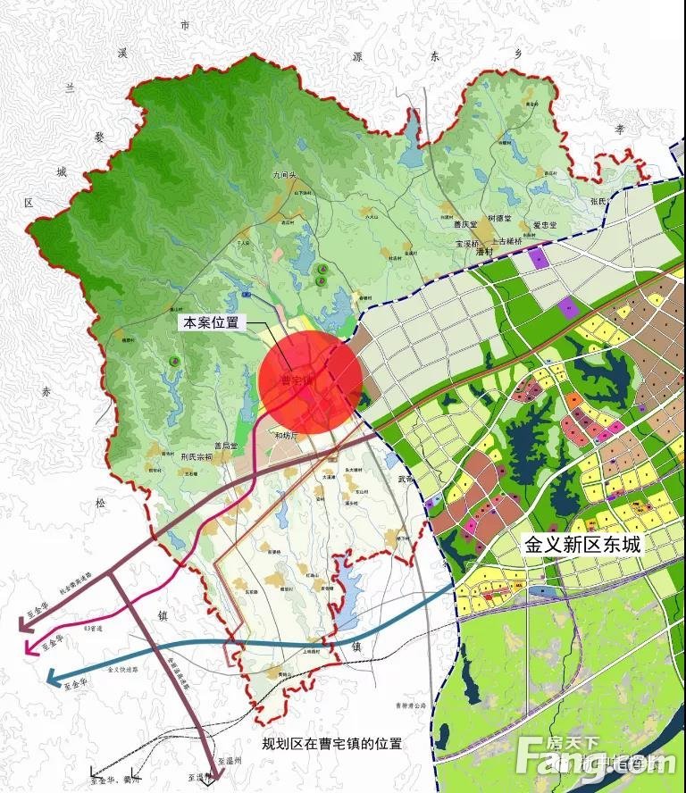 规划面积为138.72公顷！金华市金东区又一区块规划进展公布！