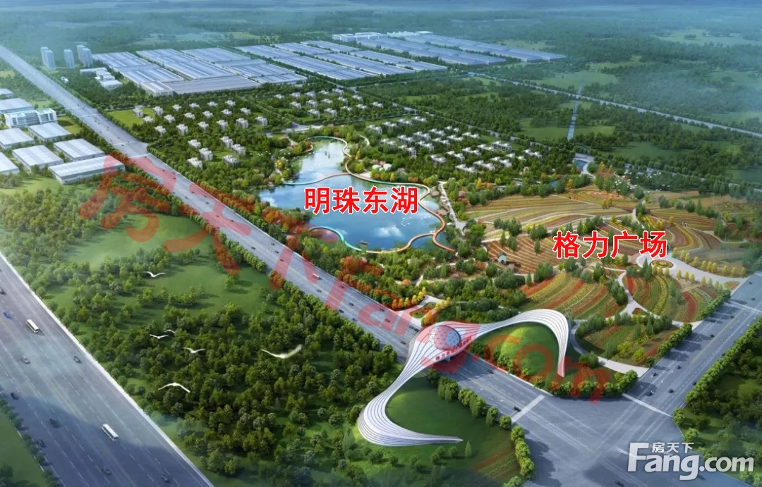 明珠东湖公园、格力广场来了！预计2023年竣工！