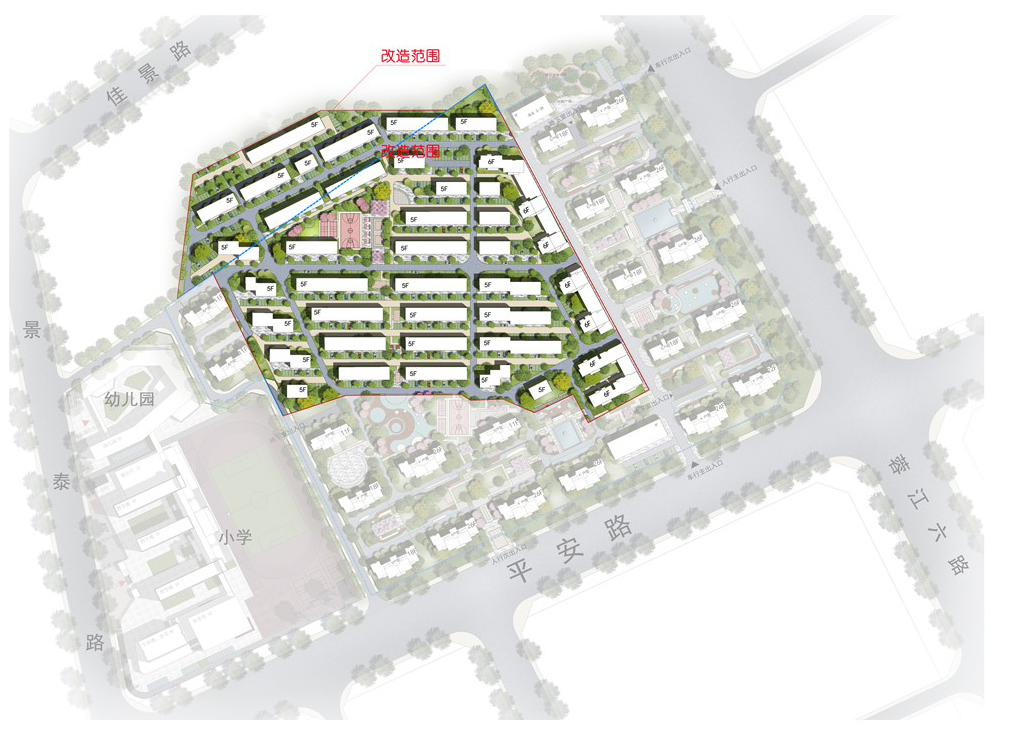 蓉江花园城市棚户区改造项目（三区）二期H2-12地块规划与建筑设计方案调整建筑立面改造方案批前公示